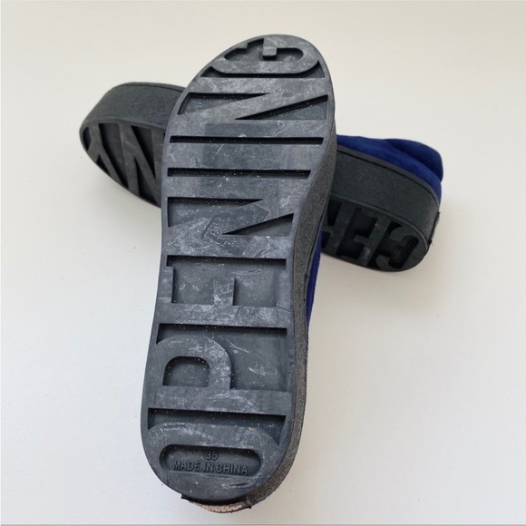 Opening Ceremony suede platform in blue - Picture 4 of 5